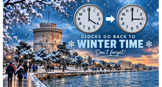 change to winter time-Greece