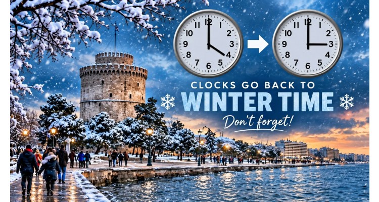 change to winter time-Greece