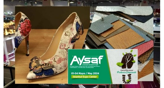 AYSAF Istanbul-Έκθεση για Υλικά Υποδημάτων, Εξαρτήματα, Δέρματα και Τεχνολογίες